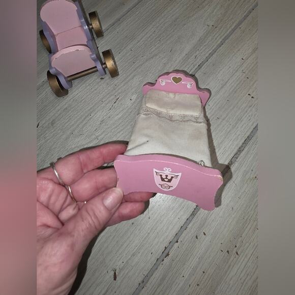 Vtg Kidkraft Wooden Dolls & Dollhouse Furniture Mixed Lot Princess Castle - Picture 7 of 16